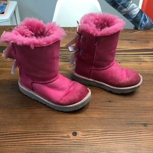 Ugg Pink Boot - BAILEY BOW II BOOT